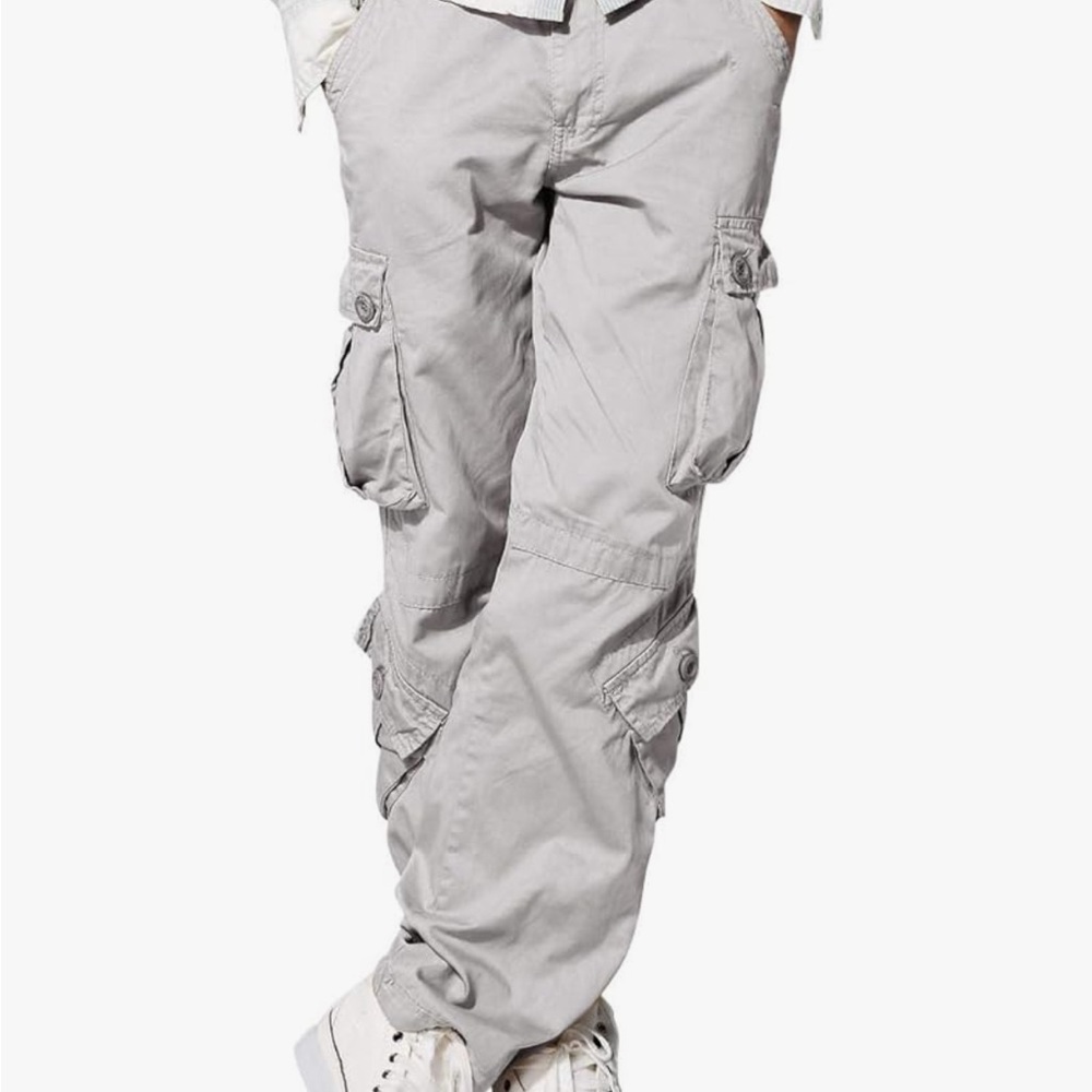 Men's Gray Cargo Pants